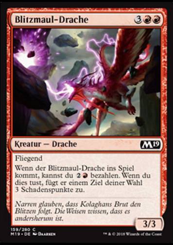Blitzmaul-Drache (Sparktongue Dragon)